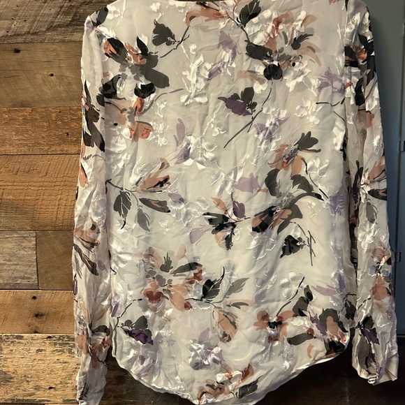 White House black market burnout blouse - Picture 2 of 3